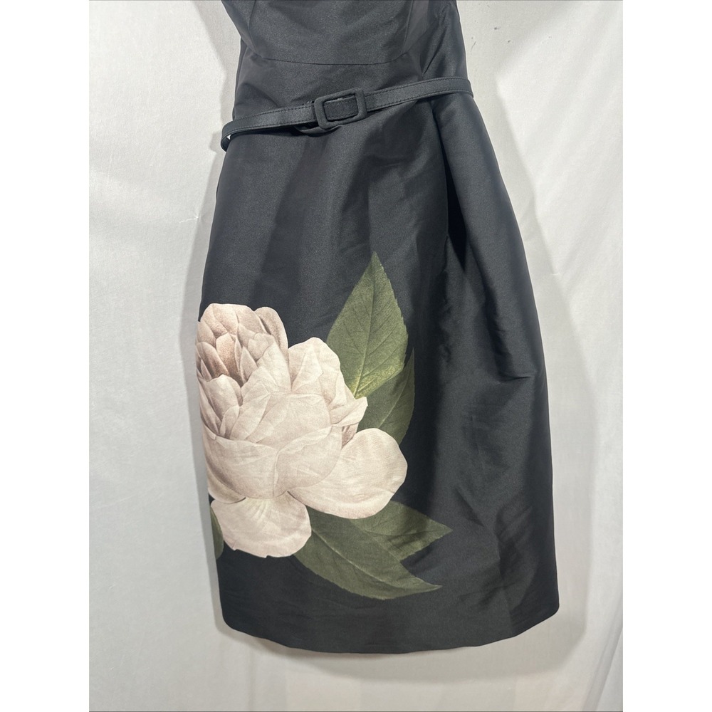 NEW $650 Sachin Babi [ 10 ] Shay Rose Strapless Mikado Midi Cocktail Dress J2043 - Picture 10 of 14